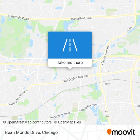 Mapa de Beau Monde Drive