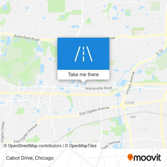 Cabot Drive map