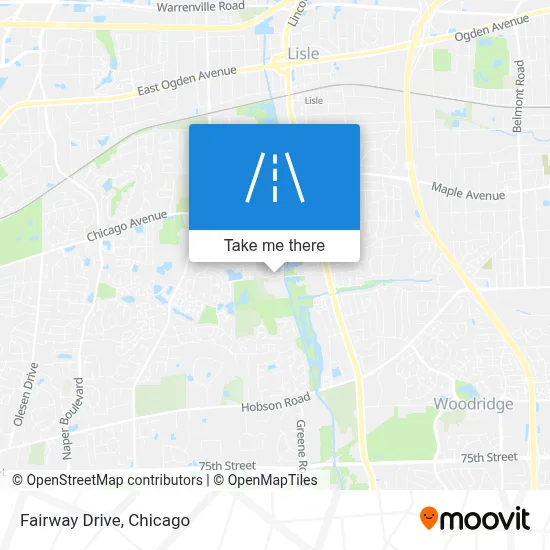 Fairway Drive map