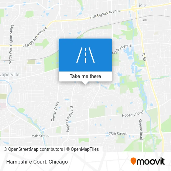 Hampshire Court map