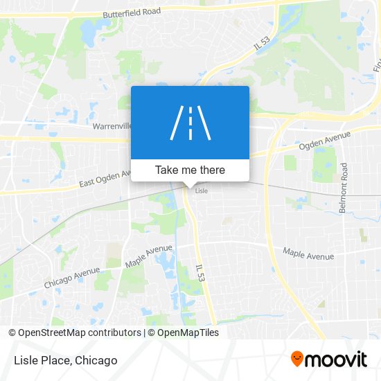 Lisle Place map