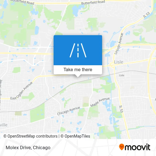 Molex Drive map
