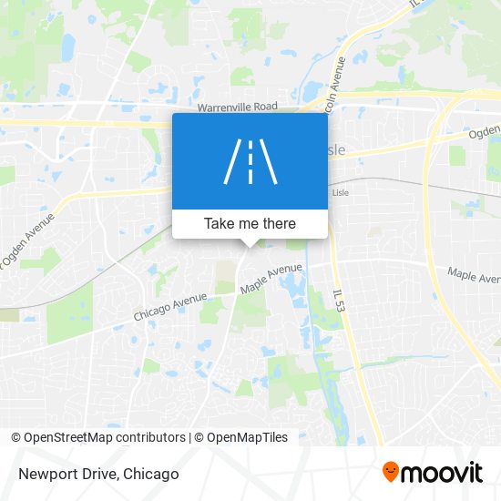 Newport Drive map