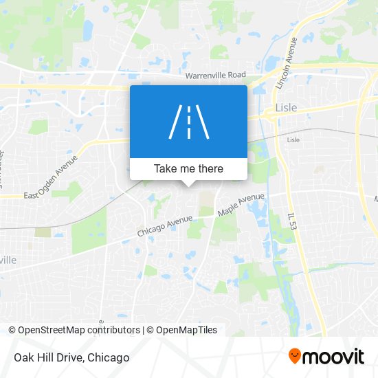 Oak Hill Drive map