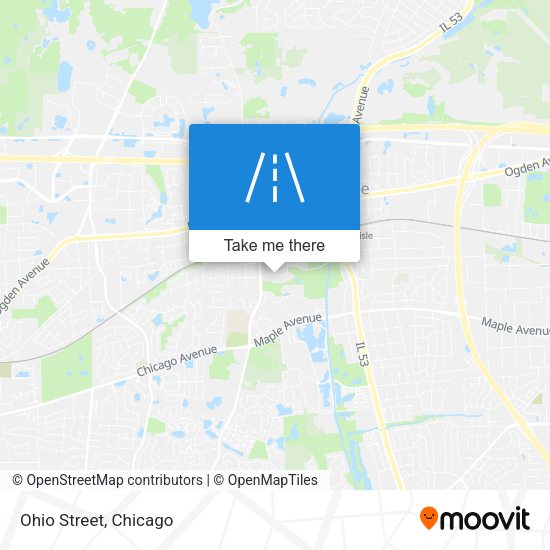 Ohio Street map