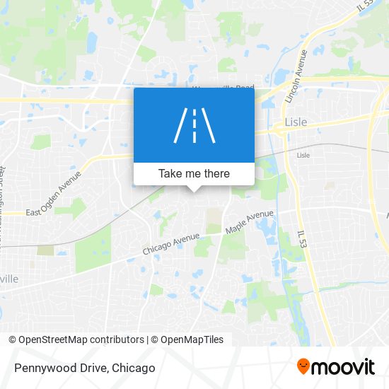 Pennywood Drive map