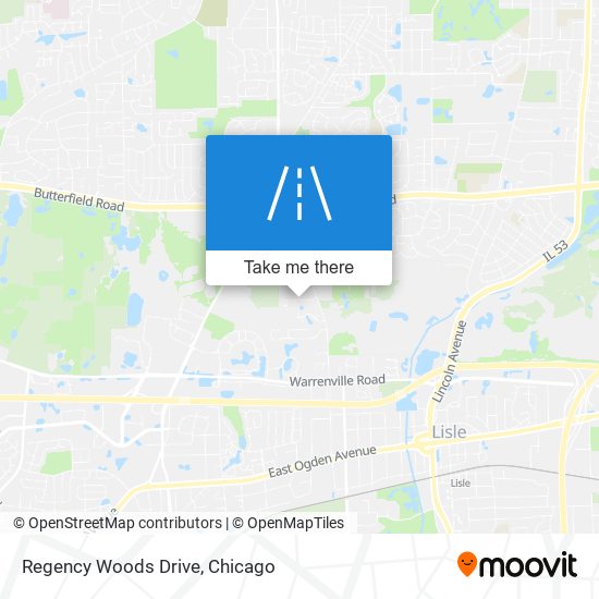 Regency Woods Drive map