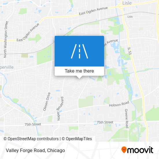 Mapa de Valley Forge Road