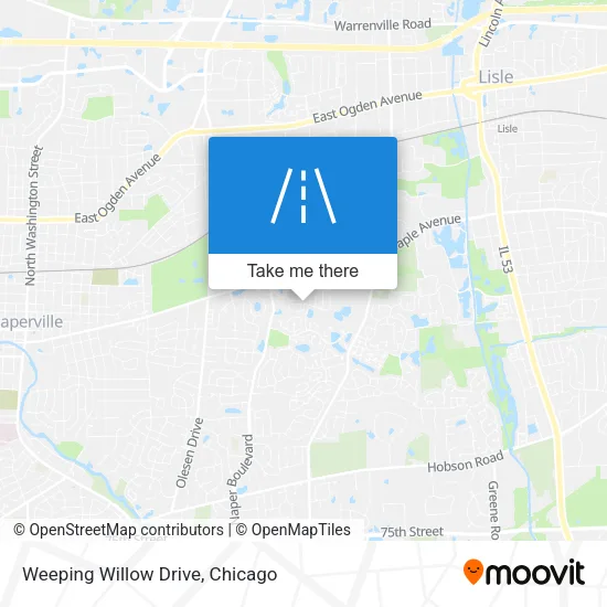 Mapa de Weeping Willow Drive