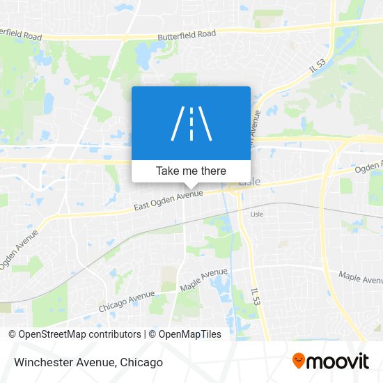 Mapa de Winchester Avenue