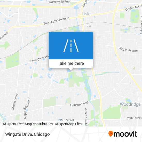 Wingate Drive map