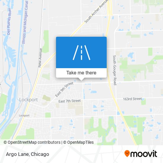 Argo Lane map