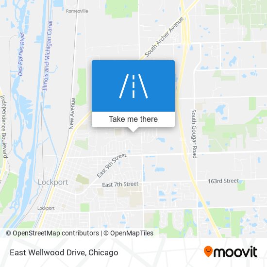 East Wellwood Drive map