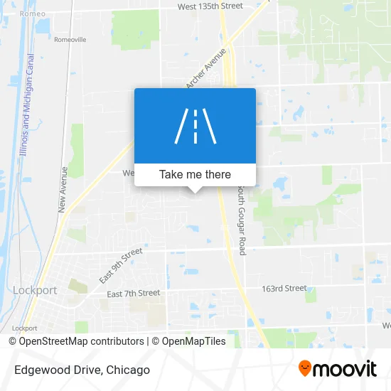 Edgewood Drive map