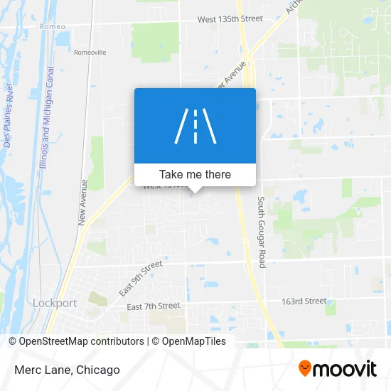Merc Lane map