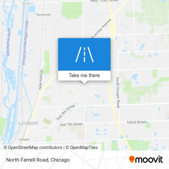 North Farrell Road map