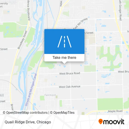 Quail Ridge Drive map
