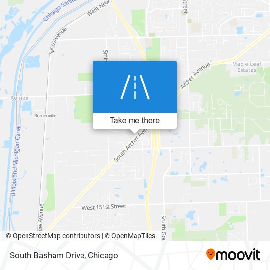 Mapa de South Basham Drive