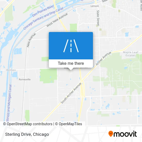 Sterling Drive map