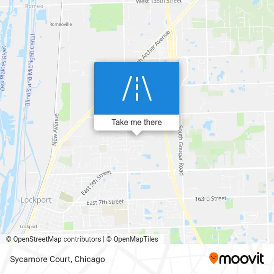 Sycamore Court map