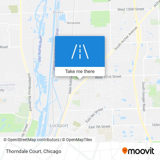 Thorndale Court map