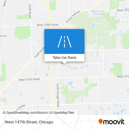 Mapa de West 147th Street
