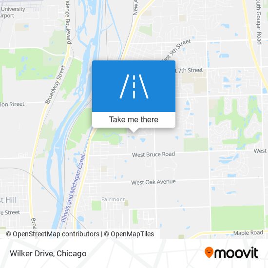 Wilker Drive map