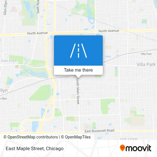 East Maple Street map