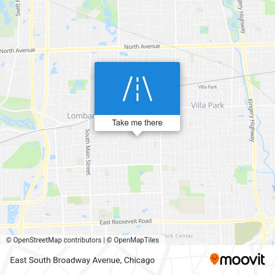 East South Broadway Avenue map