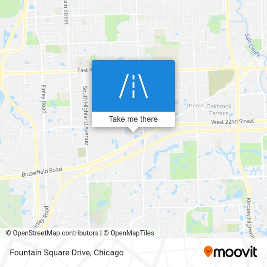 Fountain Square Drive map