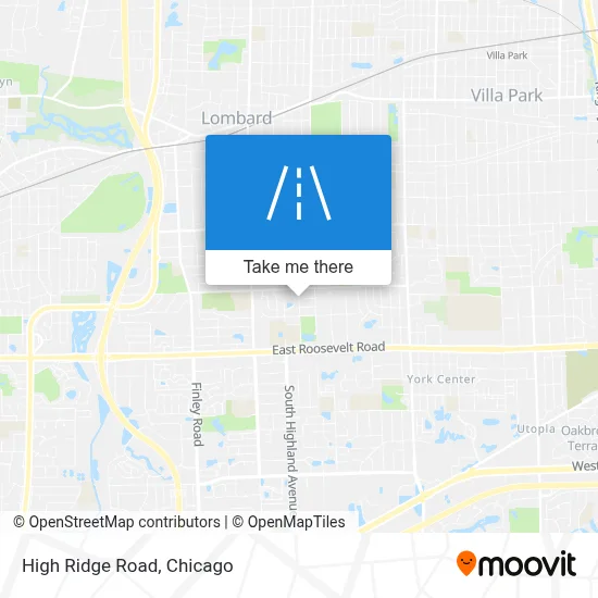 High Ridge Road map