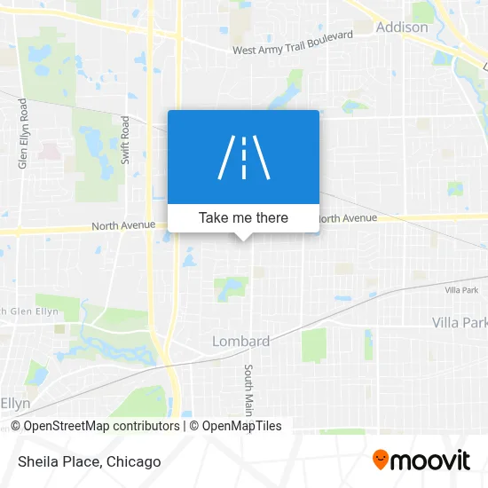 Sheila Place map
