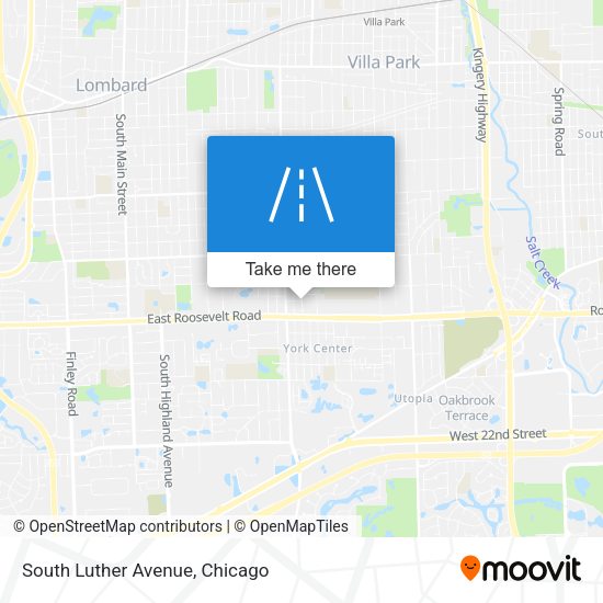 Mapa de South Luther Avenue