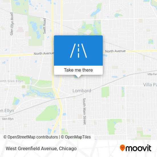 West Greenfield Avenue map