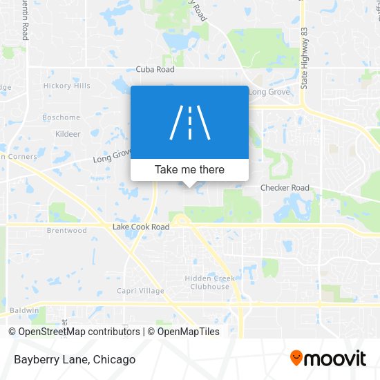 Mapa de Bayberry Lane