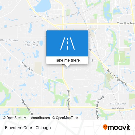 Mapa de Bluestem Court