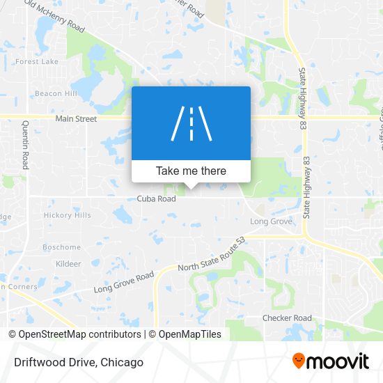 Mapa de Driftwood Drive