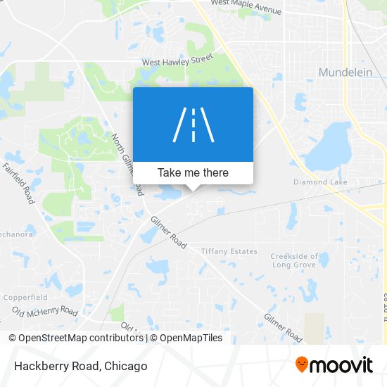 Mapa de Hackberry Road