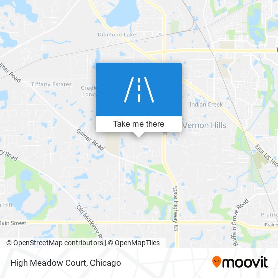 Mapa de High Meadow Court