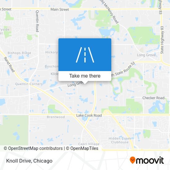 Mapa de Knoll Drive