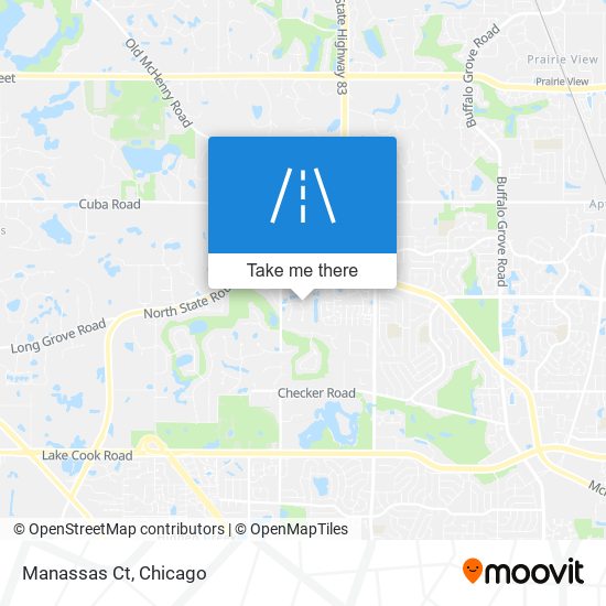 Mapa de Manassas Ct
