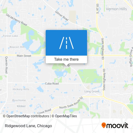 Mapa de Ridgewood Lane
