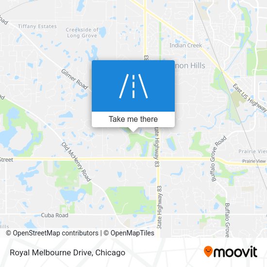 Mapa de Royal Melbourne Drive