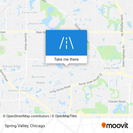 Spring Valley map