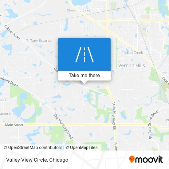 Valley View Circle map