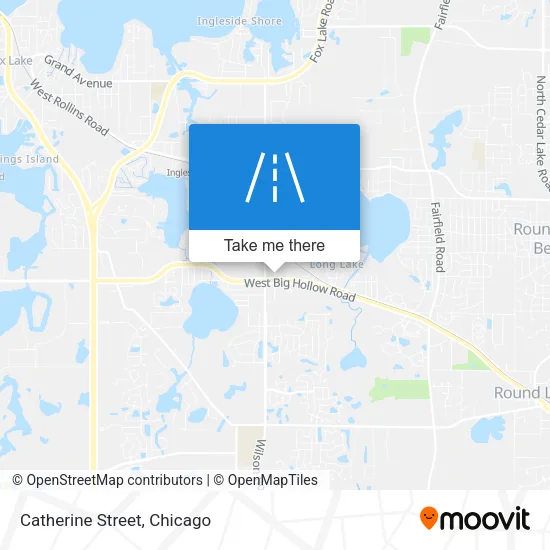 Catherine Street map