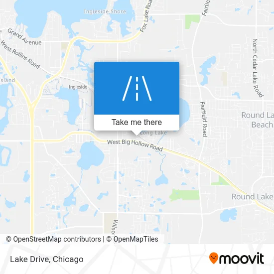 Lake Drive map