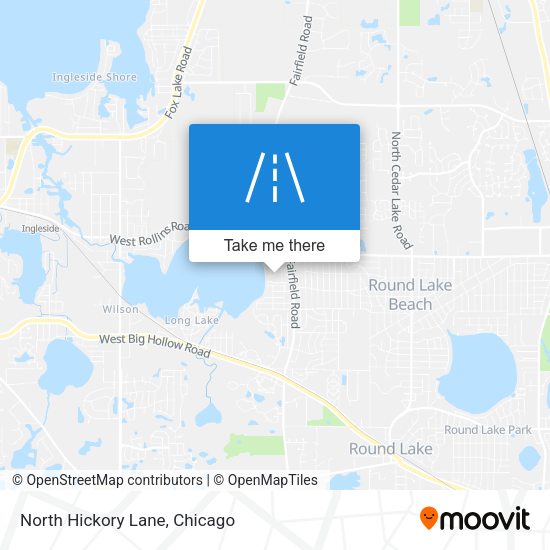Mapa de North Hickory Lane