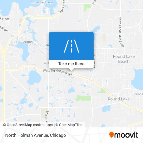 North Holman Avenue map