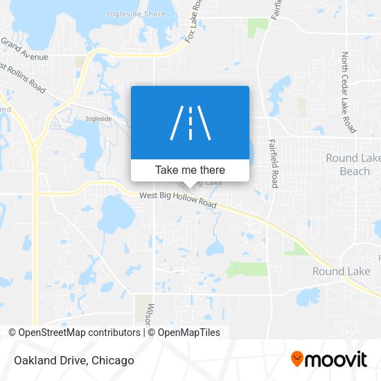 Mapa de Oakland Drive